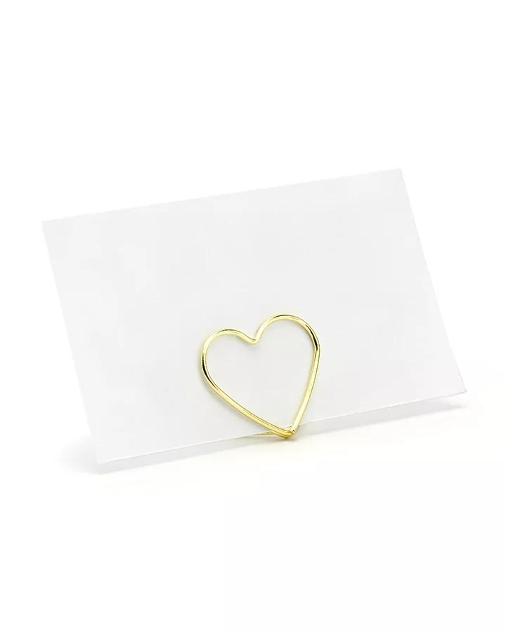 Stojan na jmenovky srdce zlaté