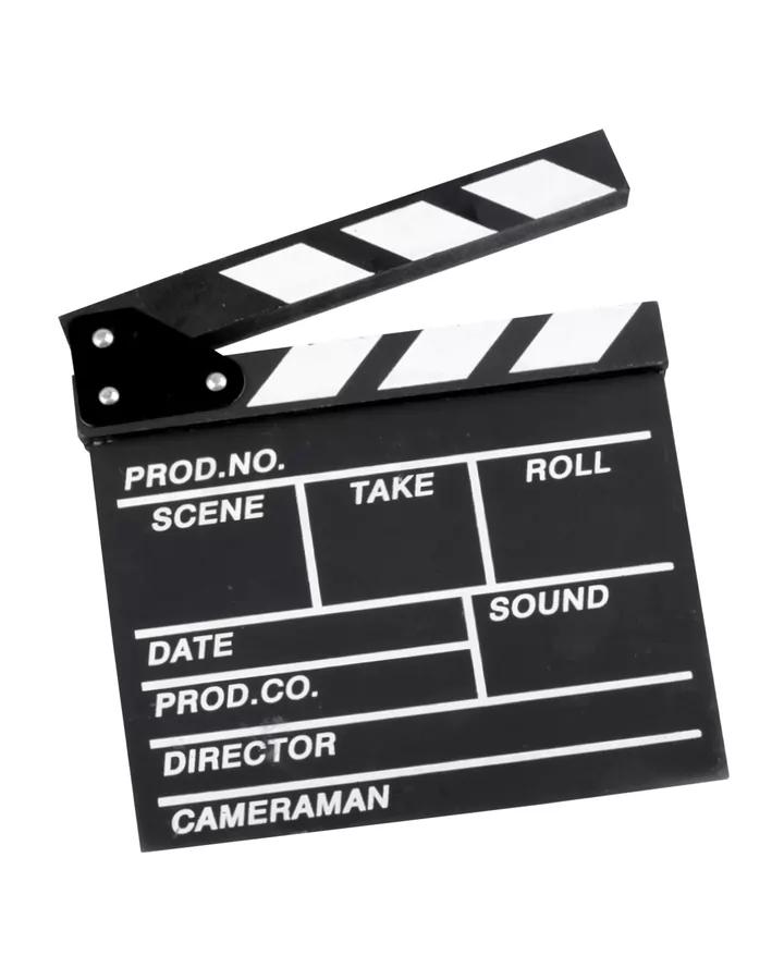 Filmová klapka 20×20 cm 1/2