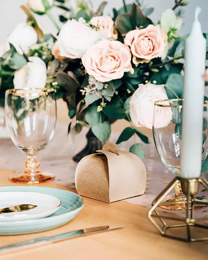 Dárková skládací krabička CRAFT 6x6x5,5 cm, 10 ks 4/5