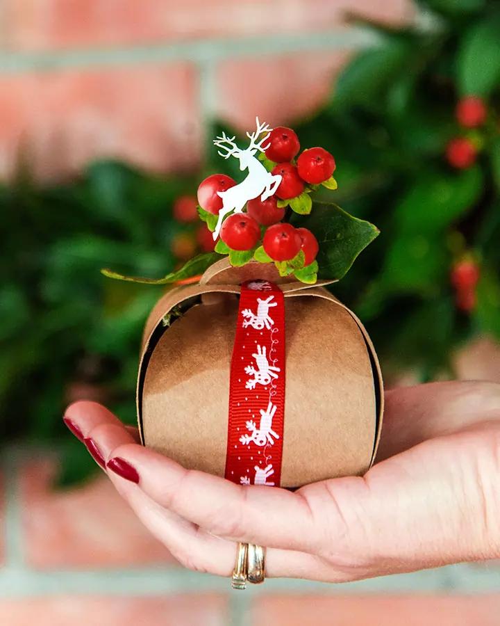 Dárková skládací krabička CRAFT 6x6x5,5 cm, 10 ks 3/5