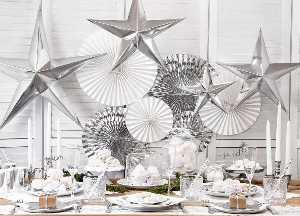 Dárková skládací krabička BÍLÁ 6x6x5,5 cm, 10 ks 3/4