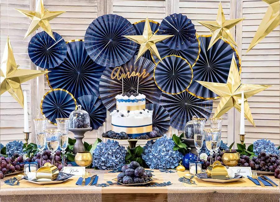 Dárková skládací krabička ZLATÁ 6x6x5,5 cm, 10 ks 5/6