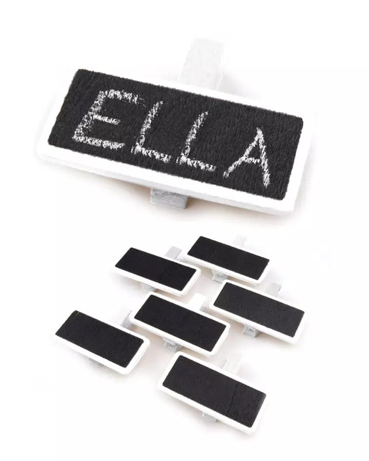 Tabulka s kolíčkem (bílá) 1/5