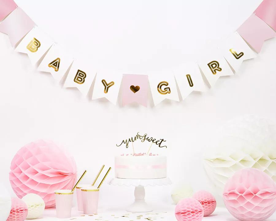 Barevná girlanda s vlajkami, rozměr 15 × 175 cm, vzor 10 2/4