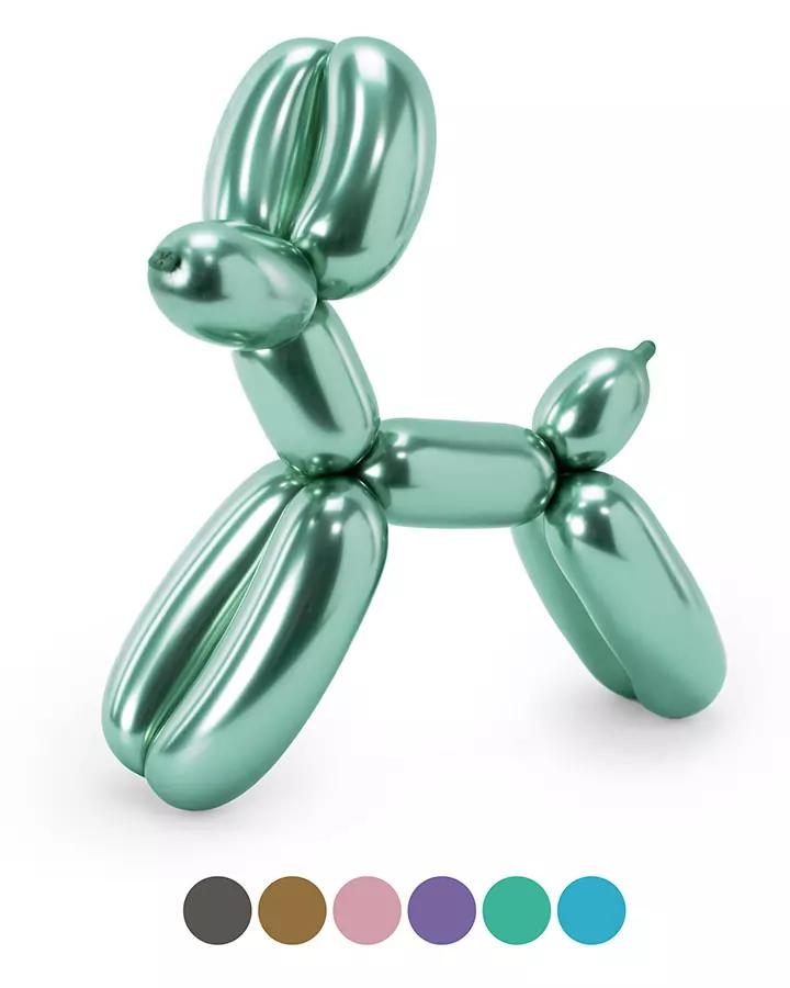 Metalické balóny pro modelování, mix barev, délka 130cm, 30ks 1/3