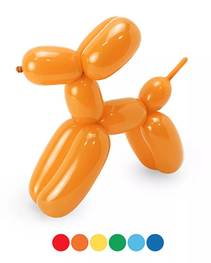 Pestrobarevné balóny na modelování (30ks+pumpa) 1/3