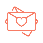 Svatba - samolepky na obálky