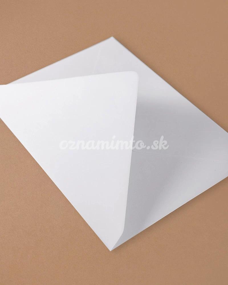 Bílé obálky C6 3/4