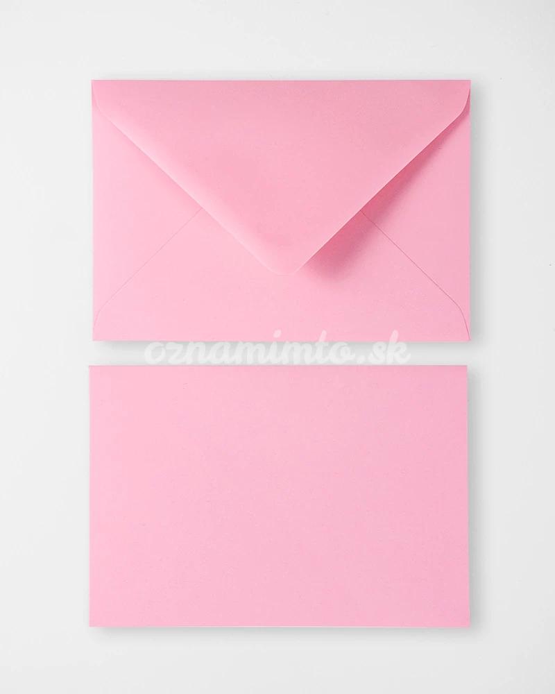 Světle růžové obálky C6 2/4