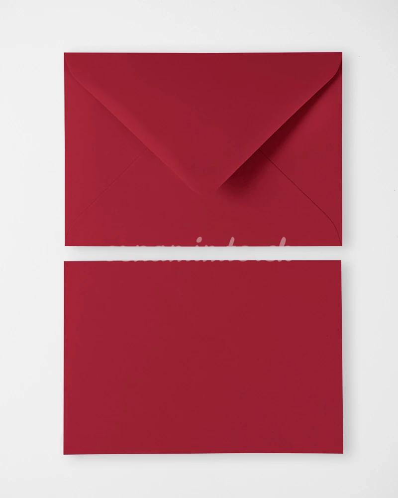 Vínově červené obálky C6 2/4