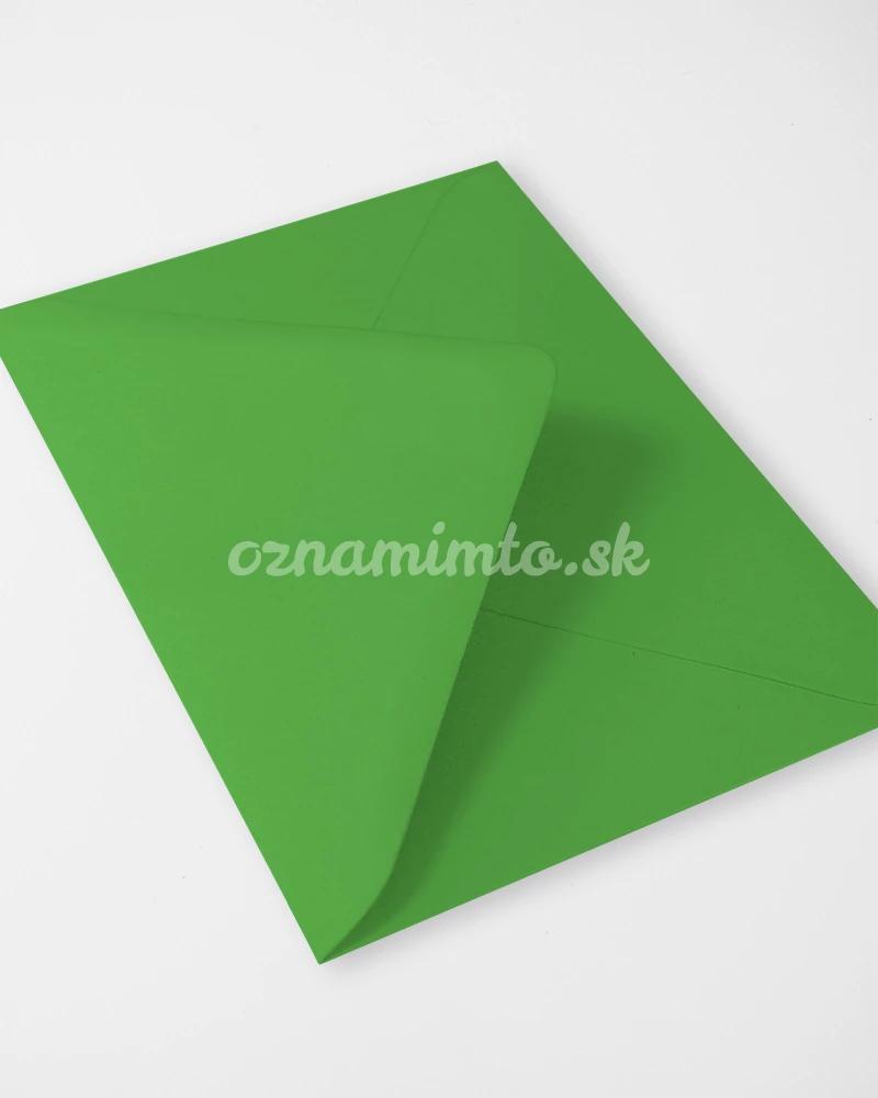 Zelené obálky C6 3/4