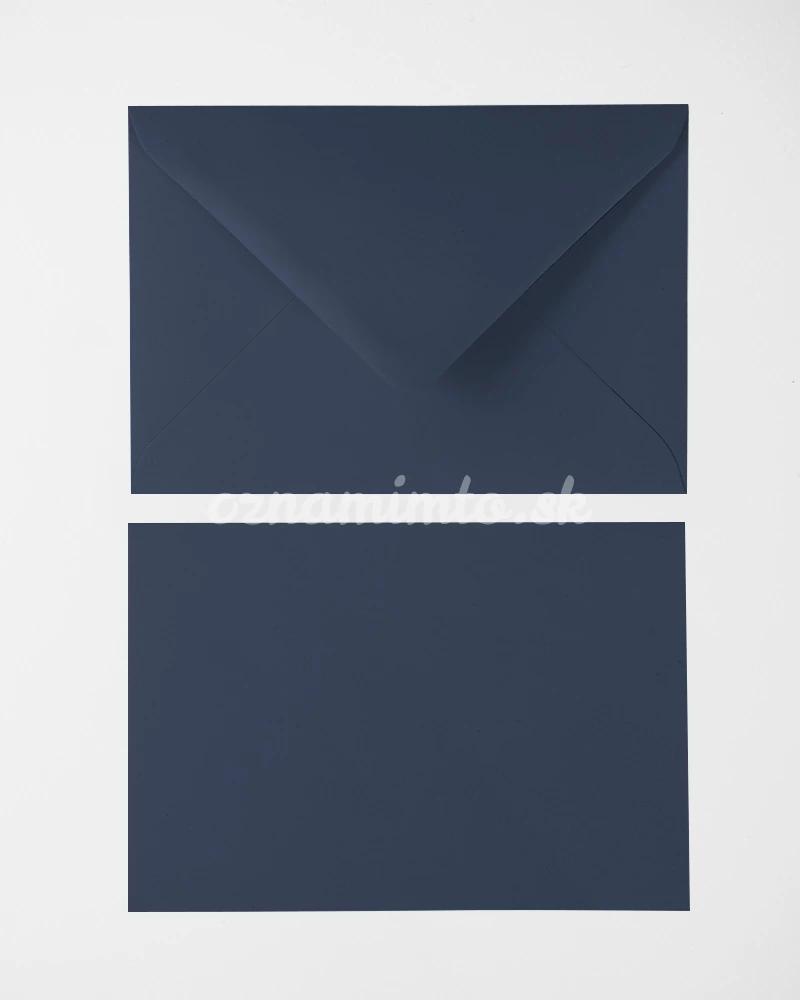 Tmavě modré obálky C6 2/4