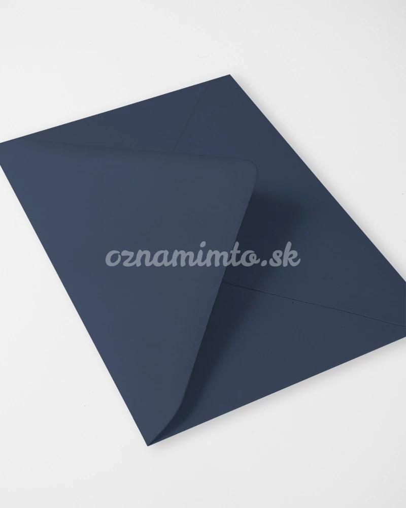Tmavě modré obálky C6 3/4