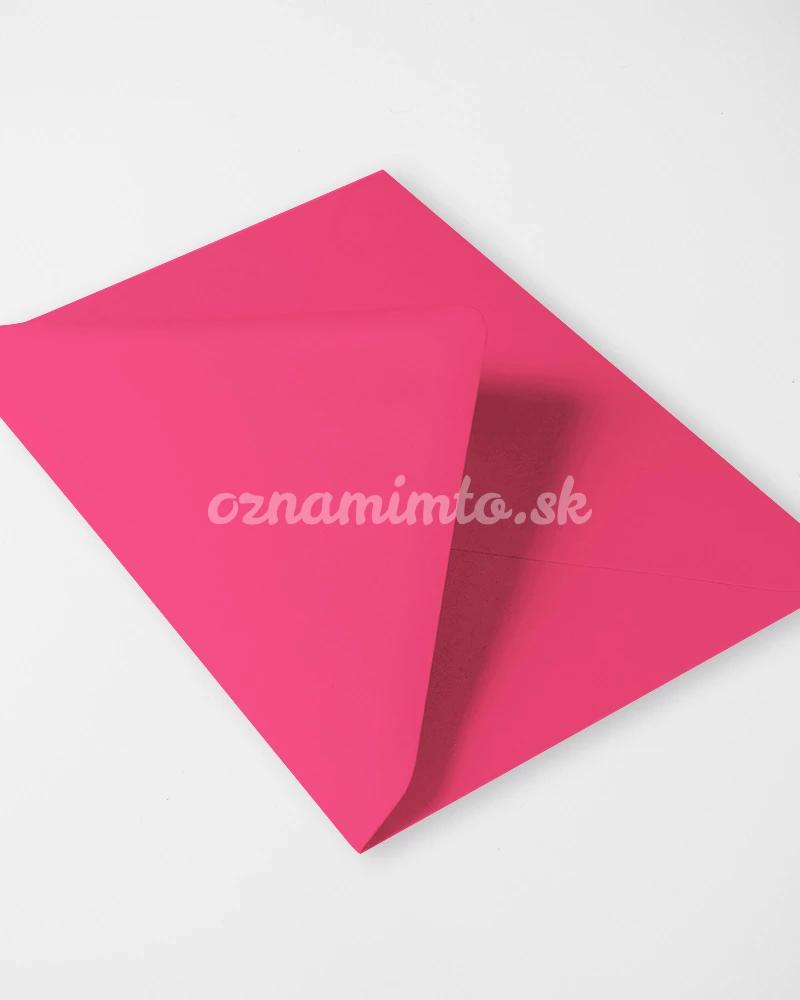 Tmavě růžové (cyklámenové) obálky C6 3/4