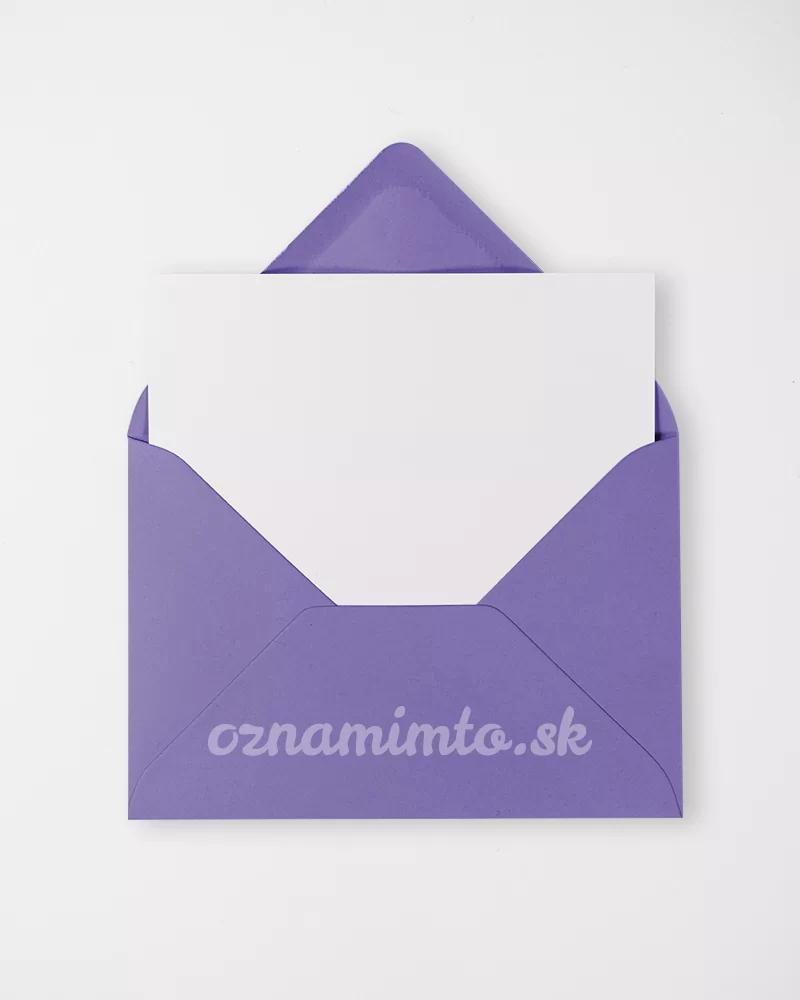 Fialové obálky C6 2/4