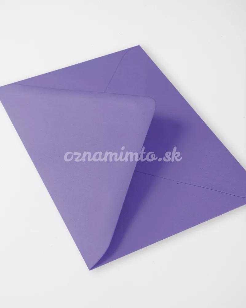 Fialové obálky C6 3/4