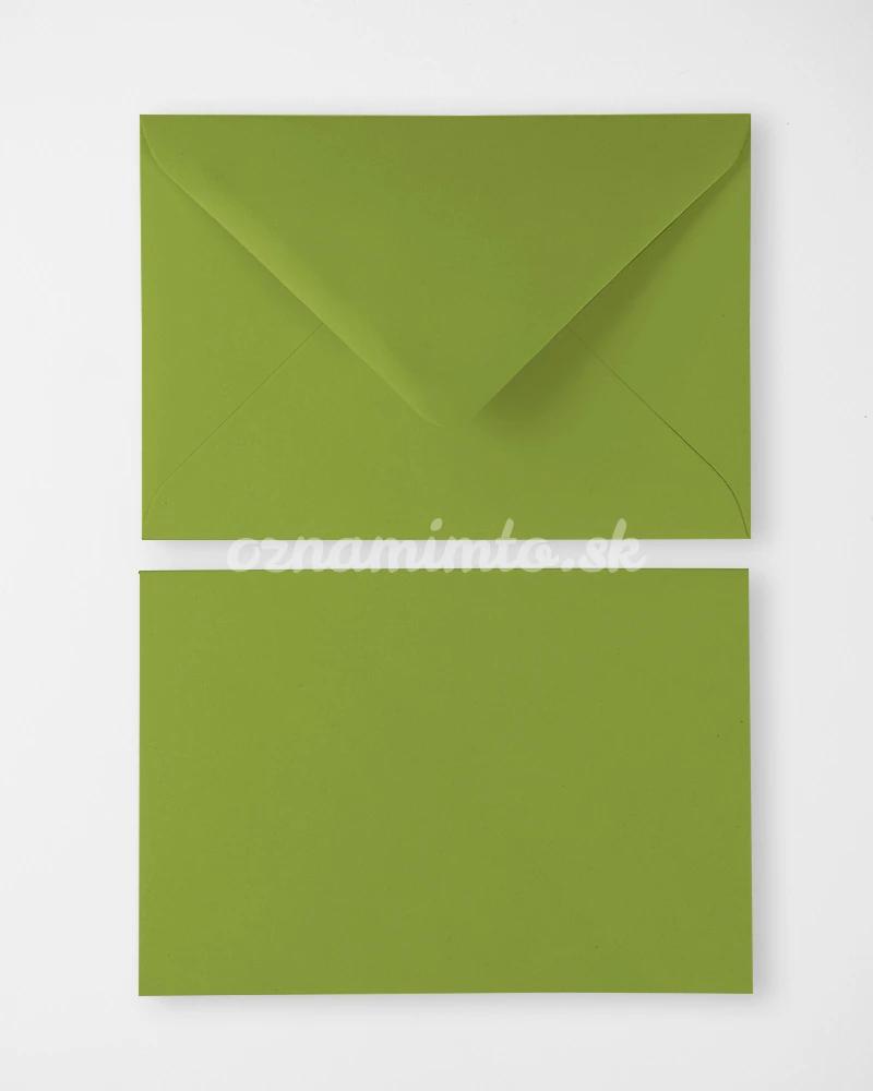 Světle zelené obálky C6 2/4