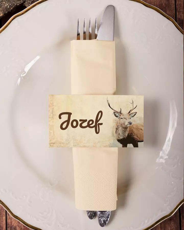 Jmenovky na oslavu Myslivec 1/3