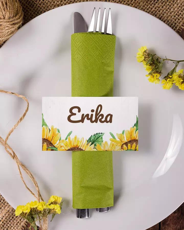 Jmenovky na oslavu Slunečnice 1/3