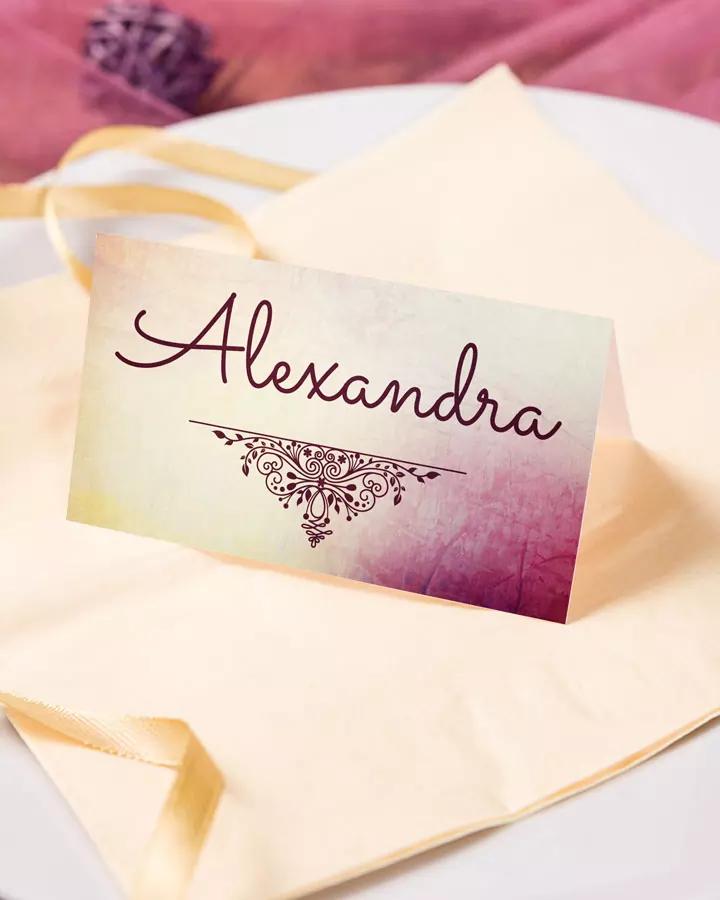 Jmenovky na oslavu Trendy retro 2/3