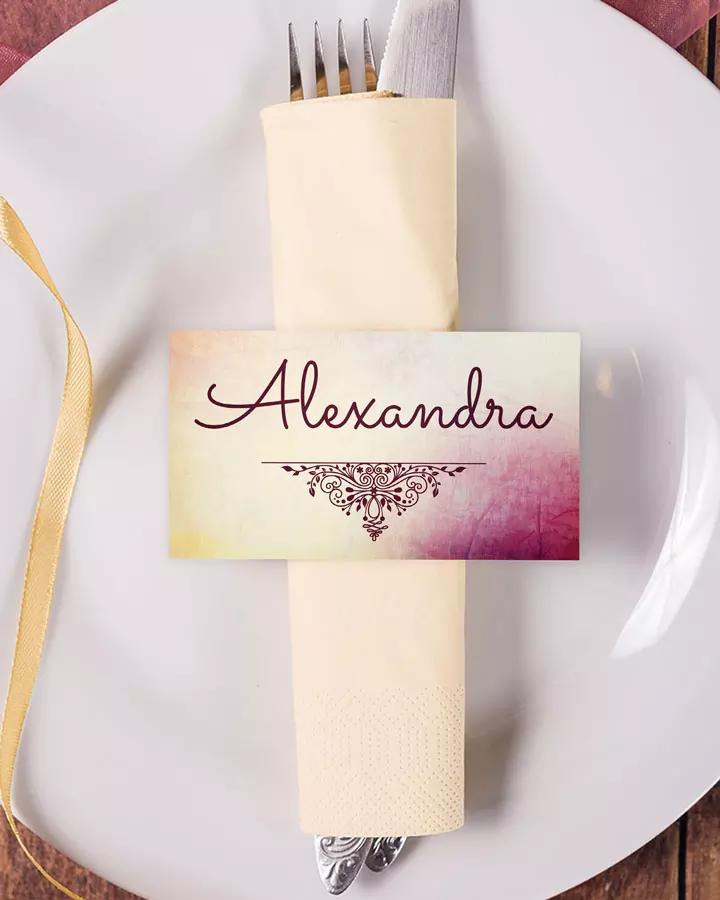 Jmenovky na oslavu Trendy retro 1/3