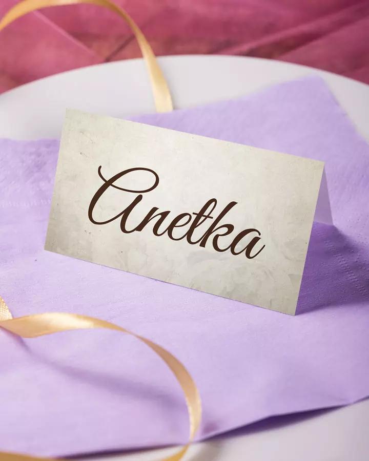 Jmenovky na oslavu Vintage motiv 2/3