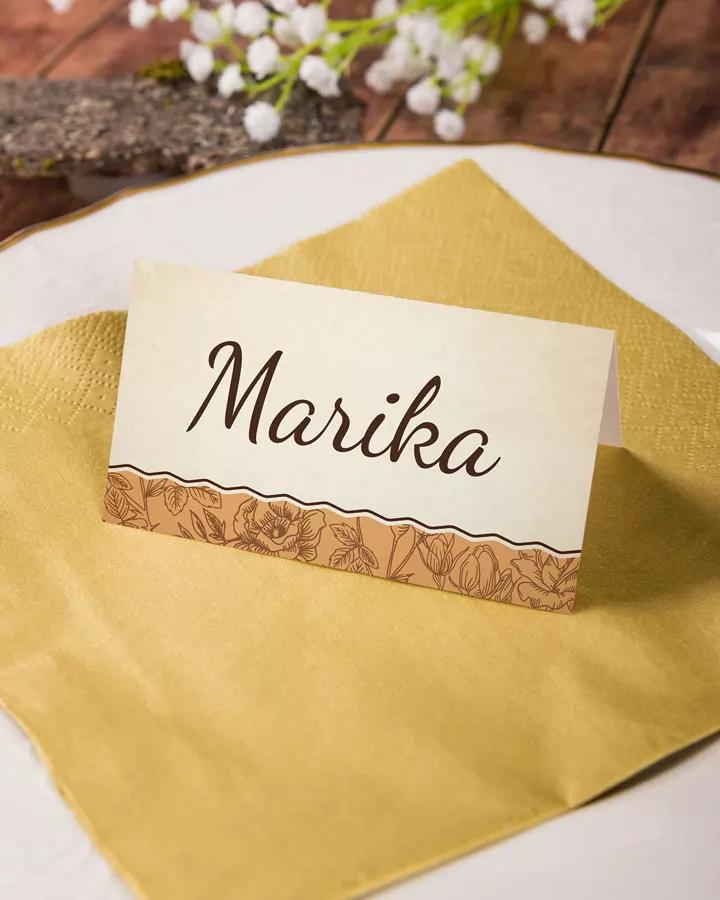 Jmenovky na oslavu Vintage motiv II 2/3