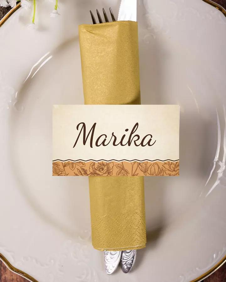 Jmenovky na oslavu Vintage motiv II 1/3