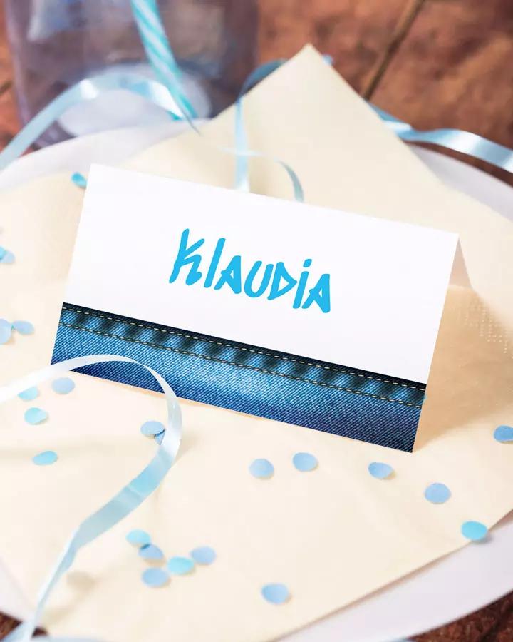 Jmenovky na oslavu Divoká párty 2/3