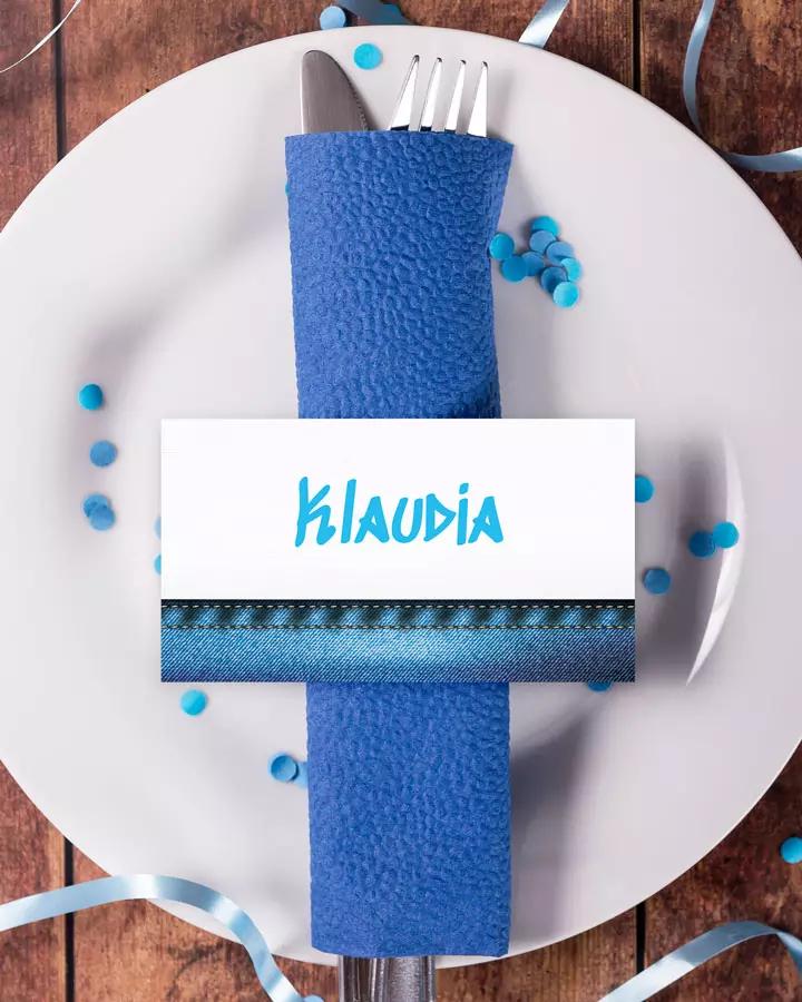 Jmenovky na oslavu Divoká párty 1/3