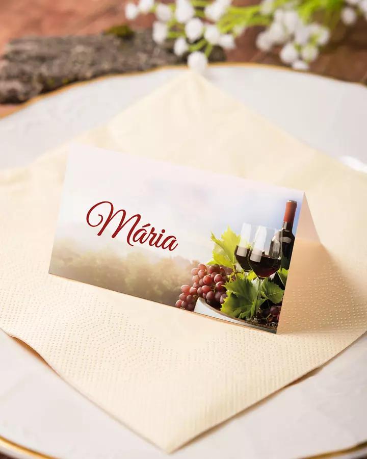 Jmenovky na oslavu Hrozny s vínem 2/3