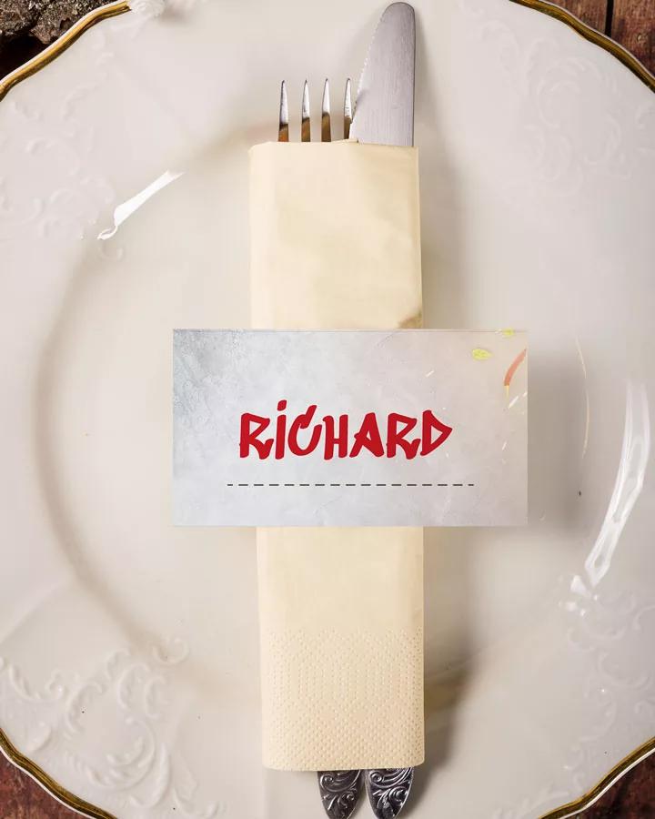 Jmenovky na oslavu Grilovačka II. 5/7