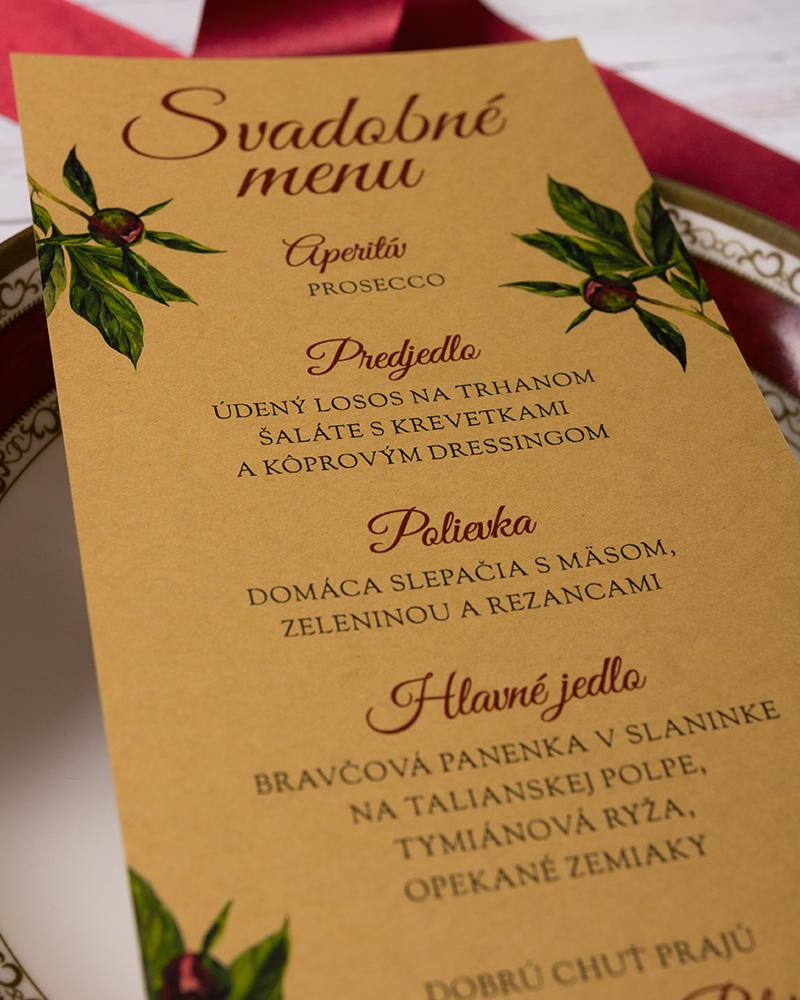 Svadobné menu Pivonky 4/5