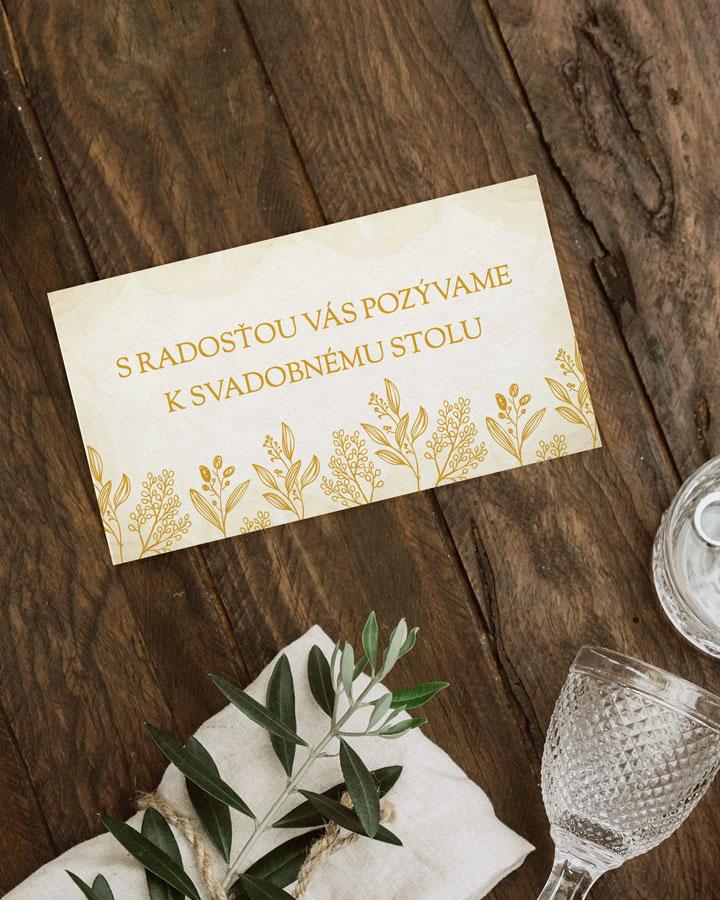 Pozvánky ke stolu – Zlatá chvíle 1/2
