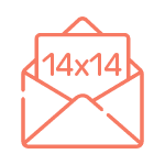 Čtvercové obálky 140 × 140 mm