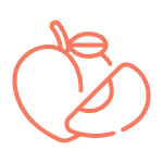 Etikety na broskvovici