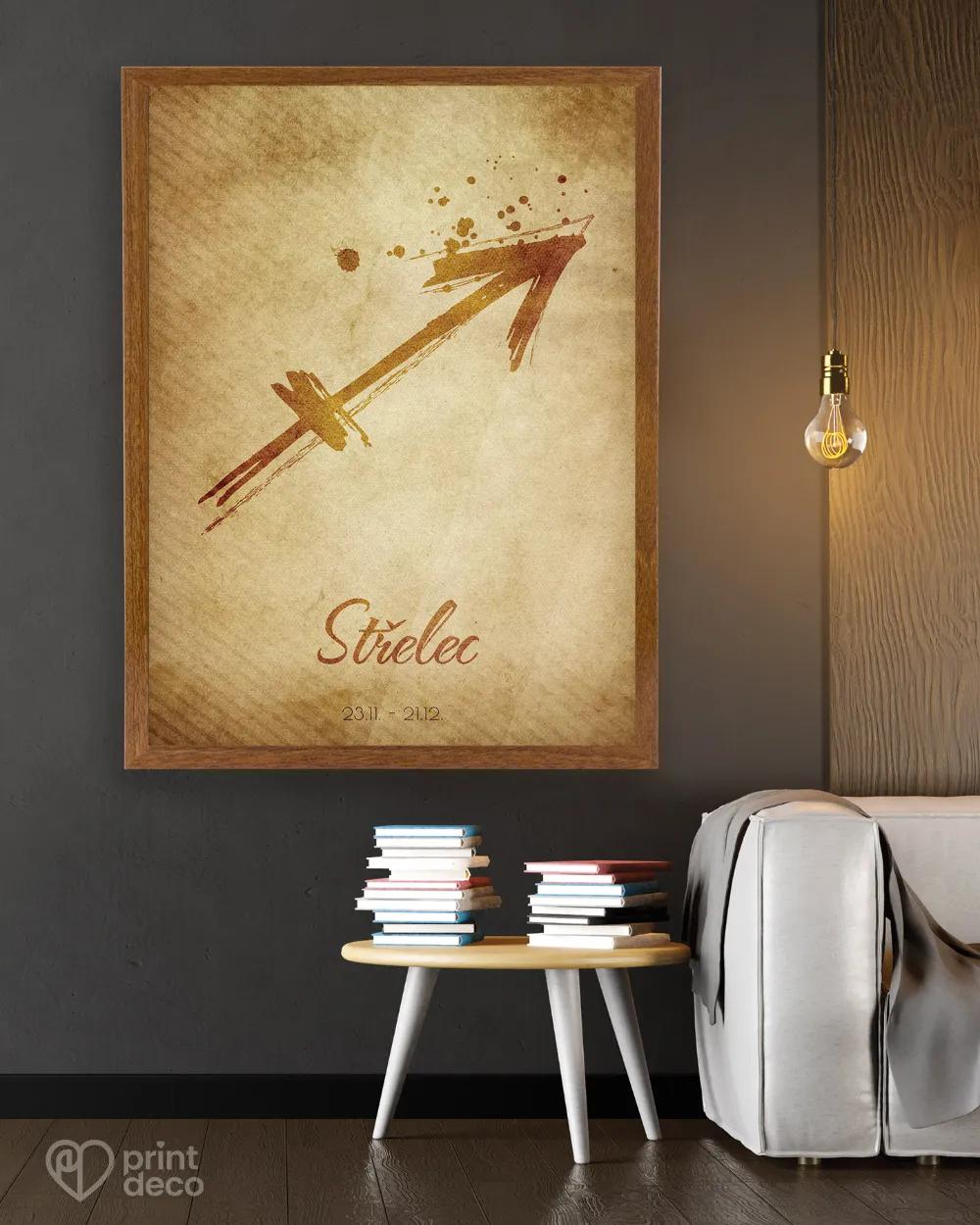 Plakát se znamením Střelec - motiv 1 2/3