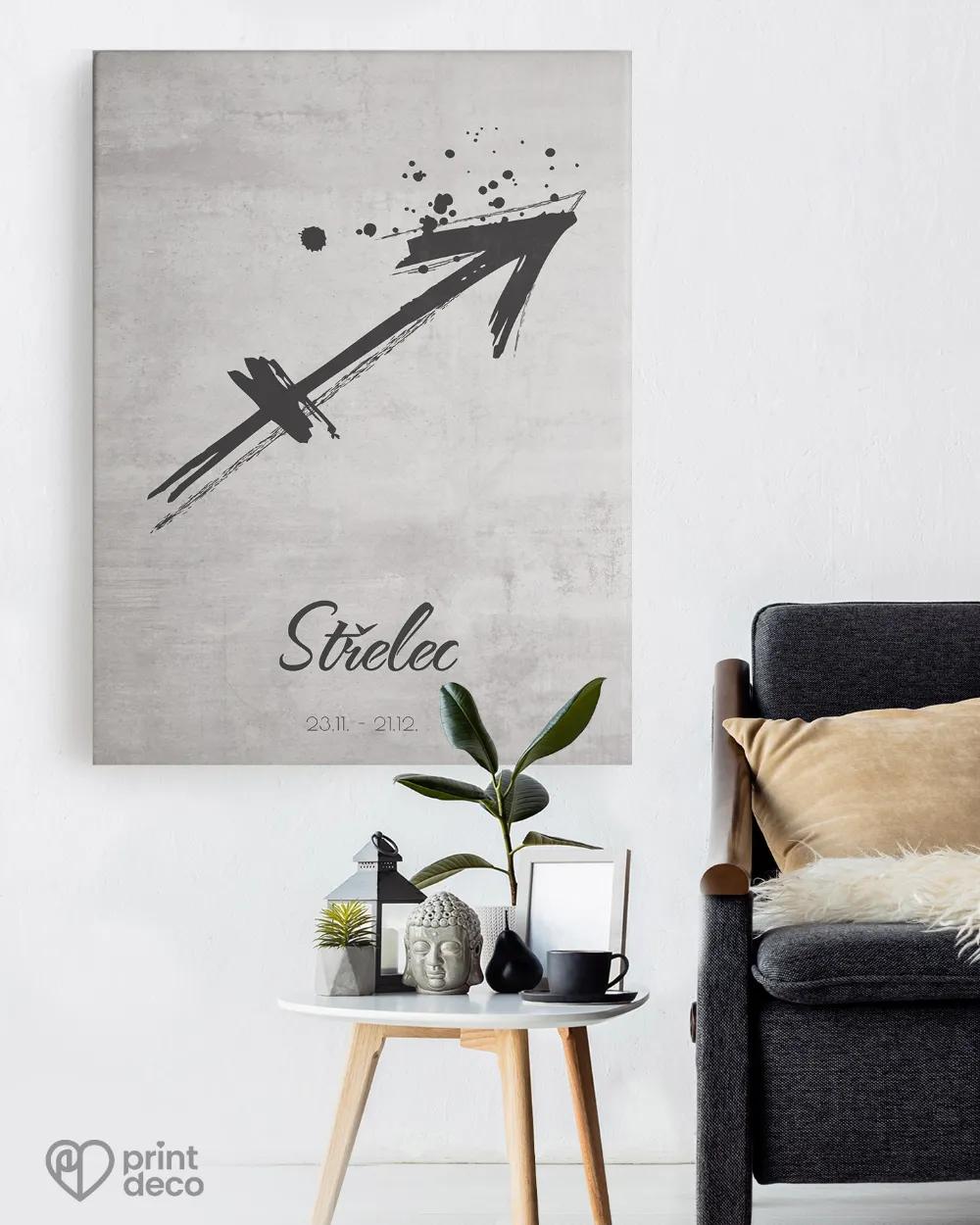 Plakát se znamením Střelec - motiv 2 1/3