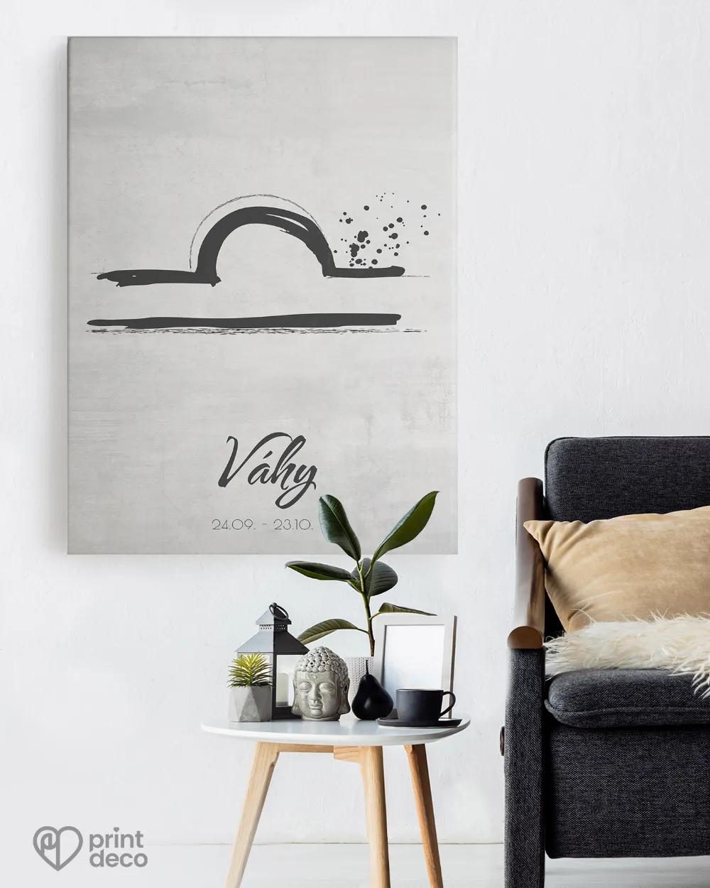 Plakát se znamením Váhy - motiv 2 1/3