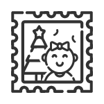 Vánoční pohlednice s vlastní fotkou