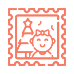 Vánoční pohlednice s vlastní fotkou