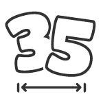 Velké balóny s čísly