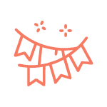 Párty bannery a stuhy