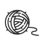 Jutové dekorace na oslavu