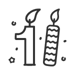 Svíčky na oslavu a párty