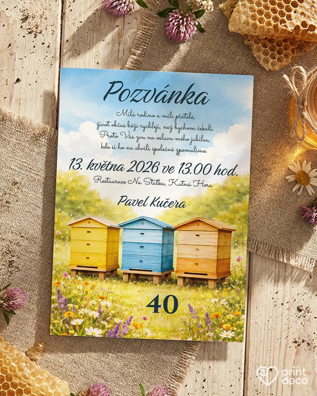 Pozvánka na narozeniny pro včelaře 03