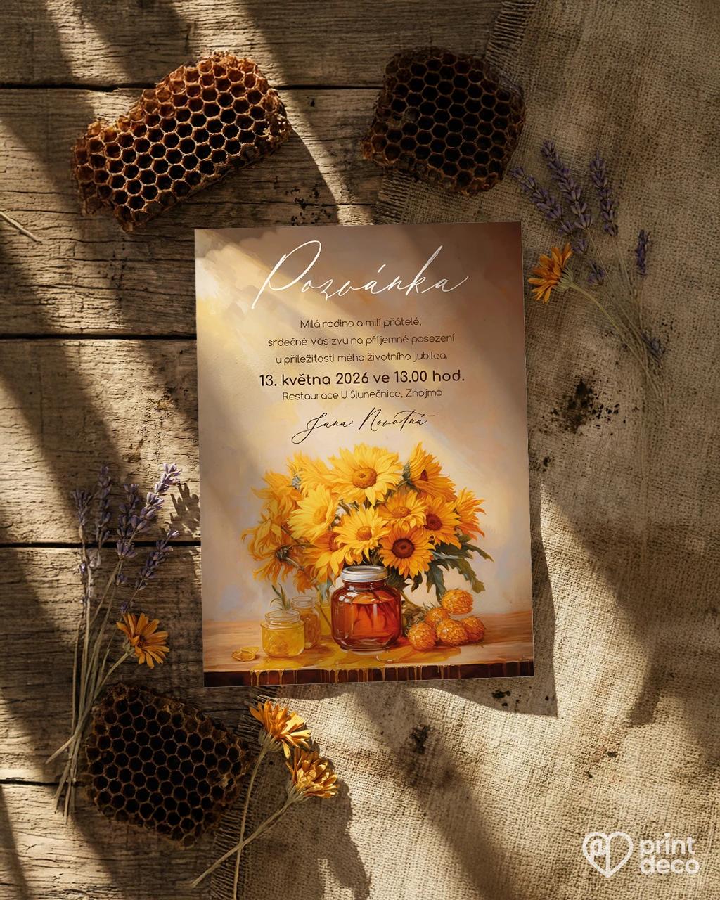 Pozvánka na narozeniny pro včelaře 04 1/2
