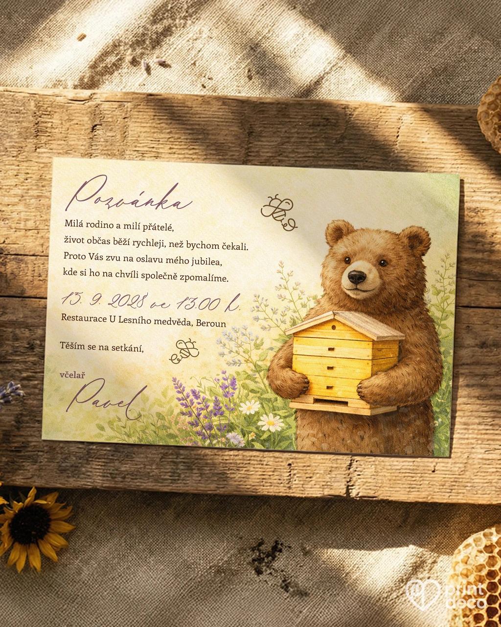Pozvánka na narozeniny pro včelaře 16