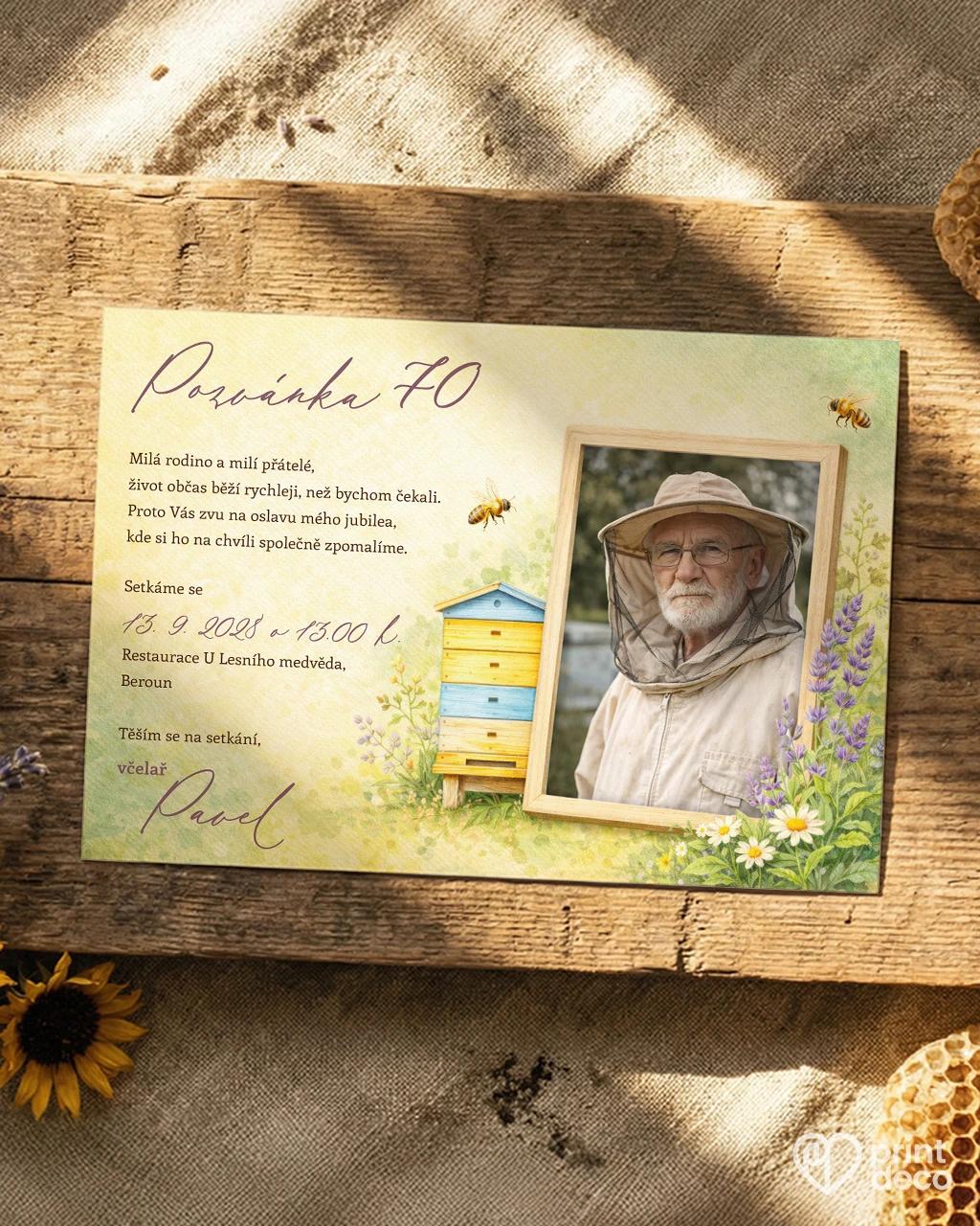 Pozvánka na narozeniny pro včelaře 17