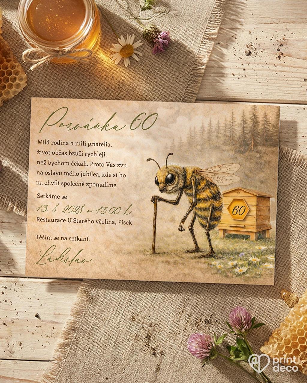 Pozvánka na narozeniny pro včelaře 26